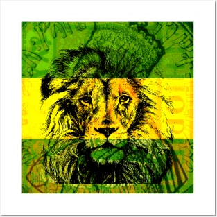 Jamaica Conquering Lion of Judah Posters and Art
